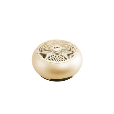 Ewa  a110 mini draagbare bluetooth speaker waterdichte badkamer douche speaker tws kleine metalen draadloze kolom met draagtas: Goud