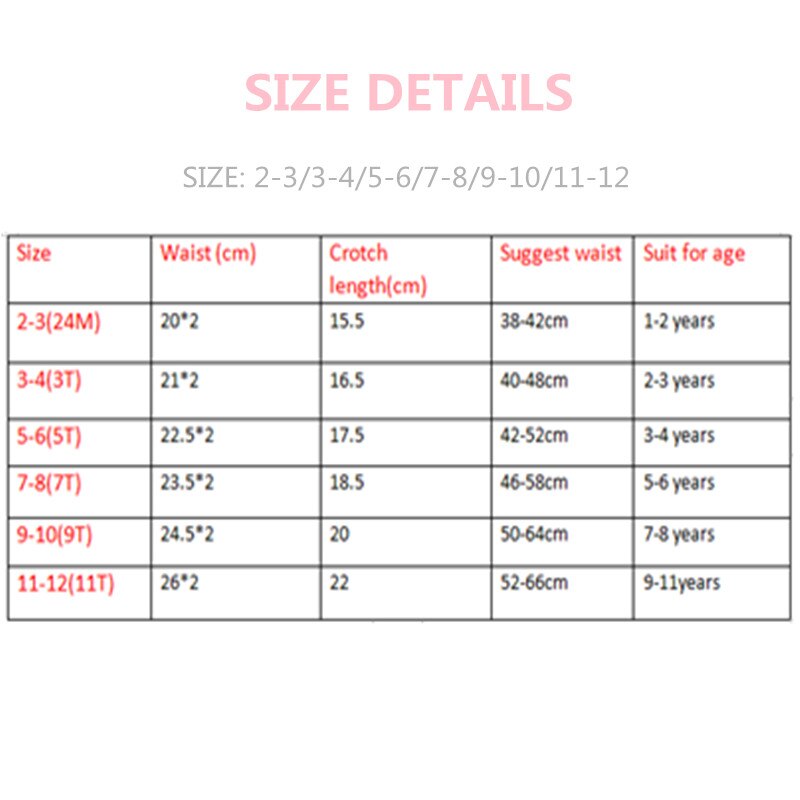 12 pz/lotto moda ragazze slip intimo bambini mutandine di cotone bambini mutande tuta 1-12 anni