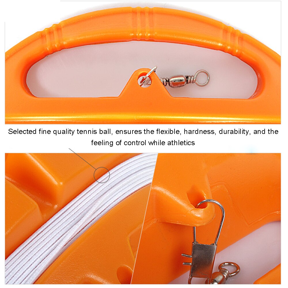 1set Tennis Trainer With 1/2 Ball Self-study Rebound Ball Baseboard Exercise Sports Sparring Device Tennis Training Equipment