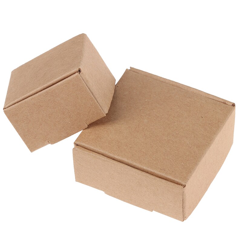 10pc Dollhouse Mini Simulation Express Box Kraft Paper Box Model Accessories Toy