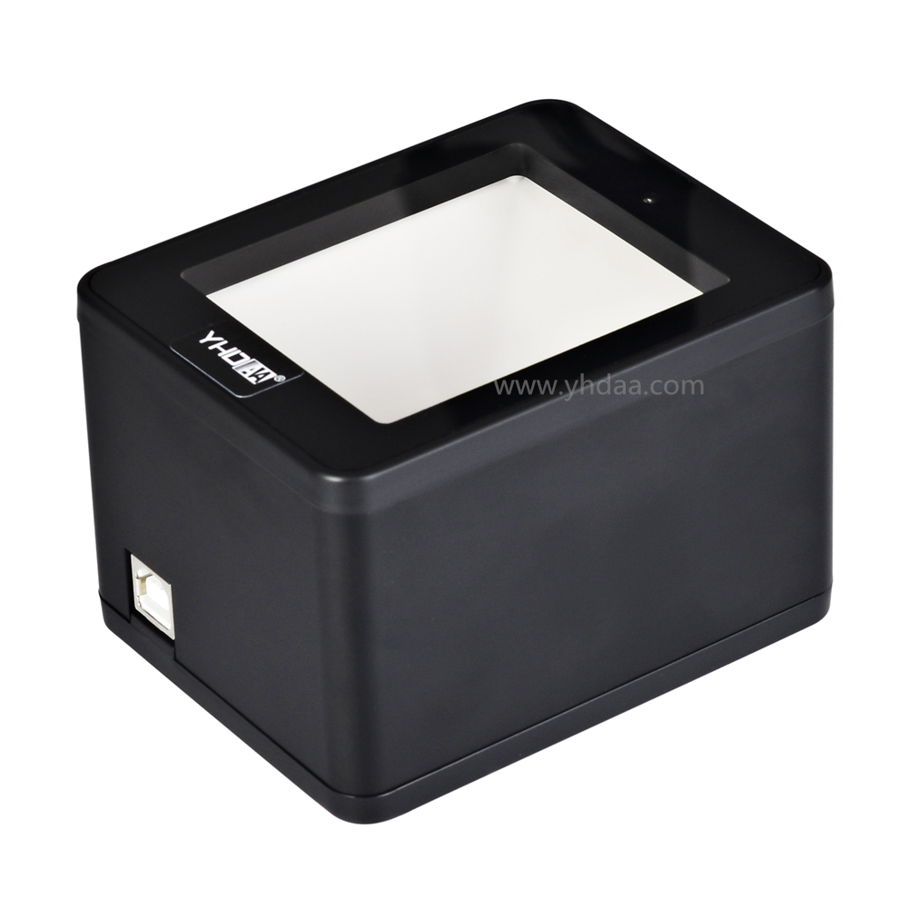 YHDAA Omnidirectional Barcode Scanner 1D 2D QR Desktop BarCode Reader Platform Support Data Matrix PDF417 for Retail Supermarket
