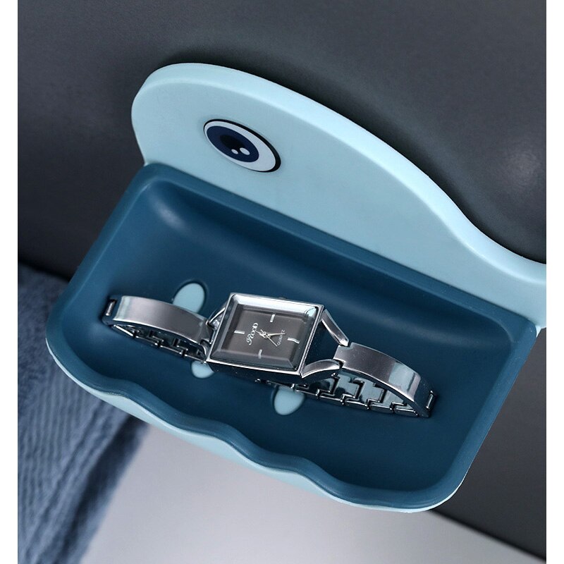 Porte-savon mural en forme de baleine, support de stockage et de finition, sans couture, boîte à savon Non poreuse,