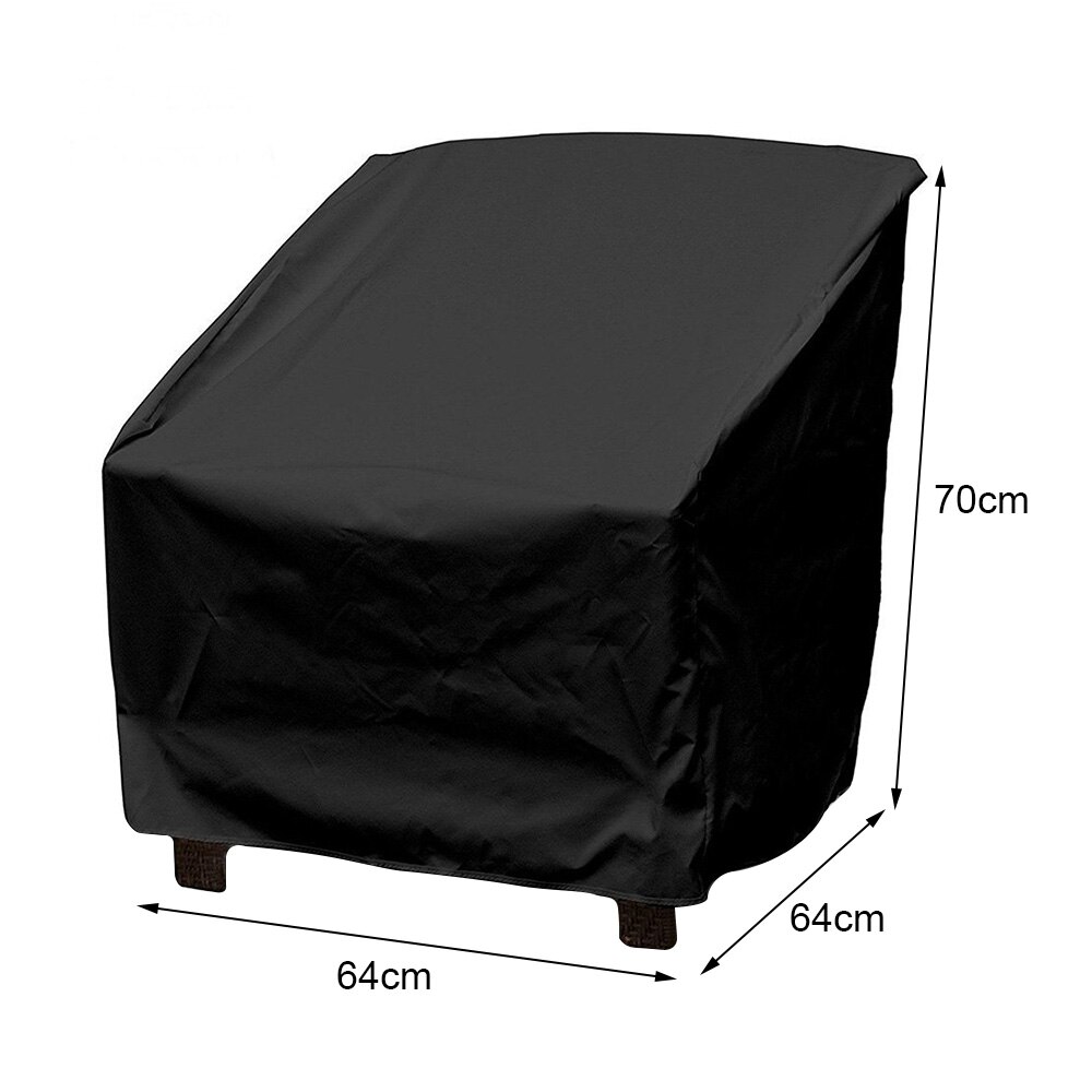 Waterproof Dust-Proof Furniture Chair Sofa Cover Garden Sunshade Patio Outdoor Protect Your Furniture From Dust And Sun: B
