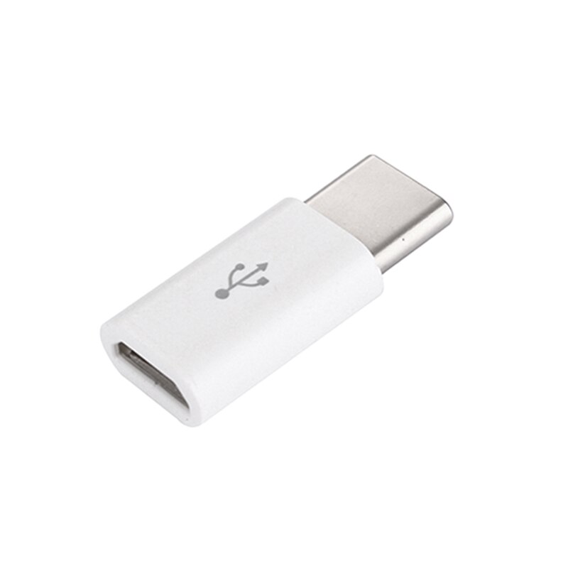 1/5 Pcs USB Type C OTG Adapter Micro USB To USB C Adapter USB C Male To Micro USB Female Cable Converters For Xiaomi iPhone: 1pc white