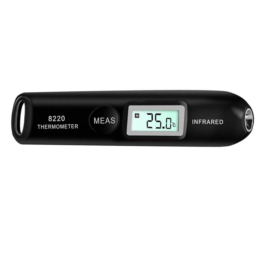 GM320S Mini Infrared Electronic Thermometer Portable Non-Contact Temperature Meter Home Office Temperature Meter: black