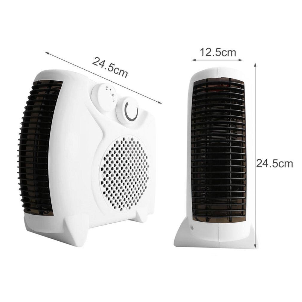 Mini Portable Electric Heater Bathroom Warm Air Blower Fan Home Heater Adjustable Thermostat