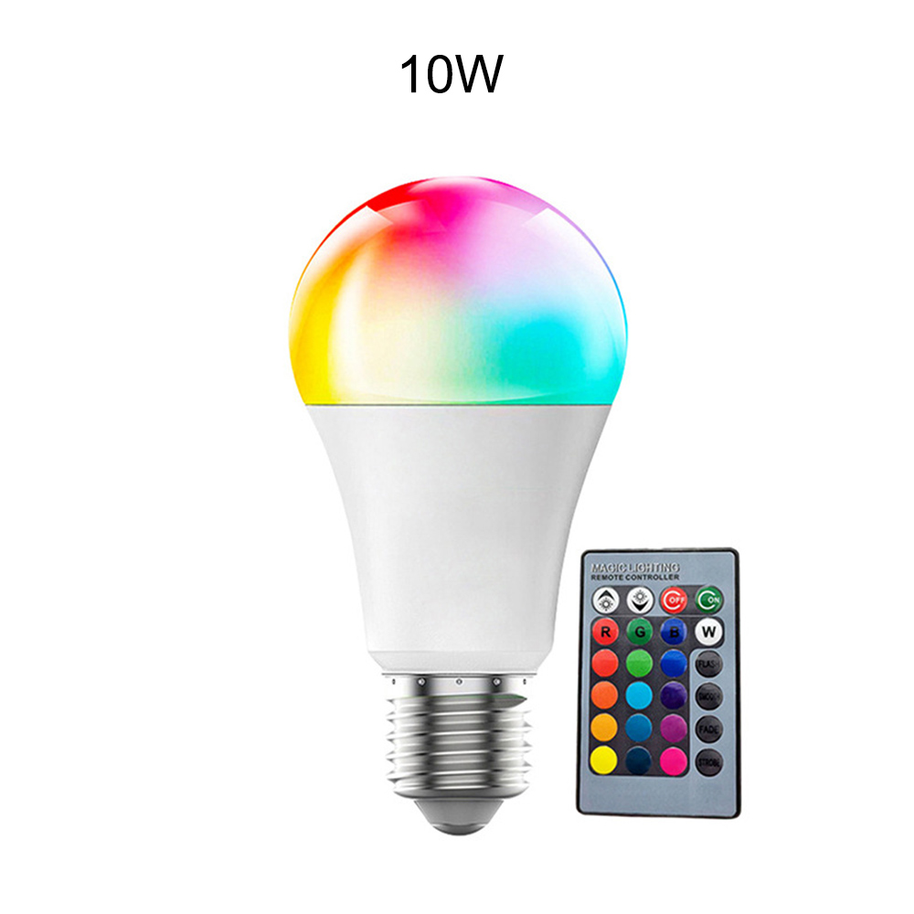 Daakro 16 kleuren RGB-lamp LED veelkleurige lamp E27-basis 220 V huishoudelijke verlichting dimbare LED-spotlamp met afstandsbediening: green
