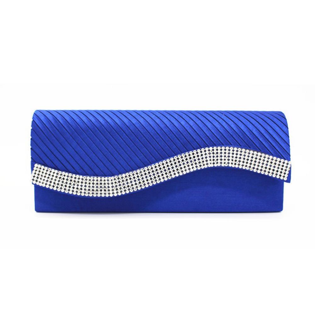 Kvinnor kväll budväska kuvert clutch festväskor lyx band handväska för dam bankett bröllop kedja axel crossbody väska