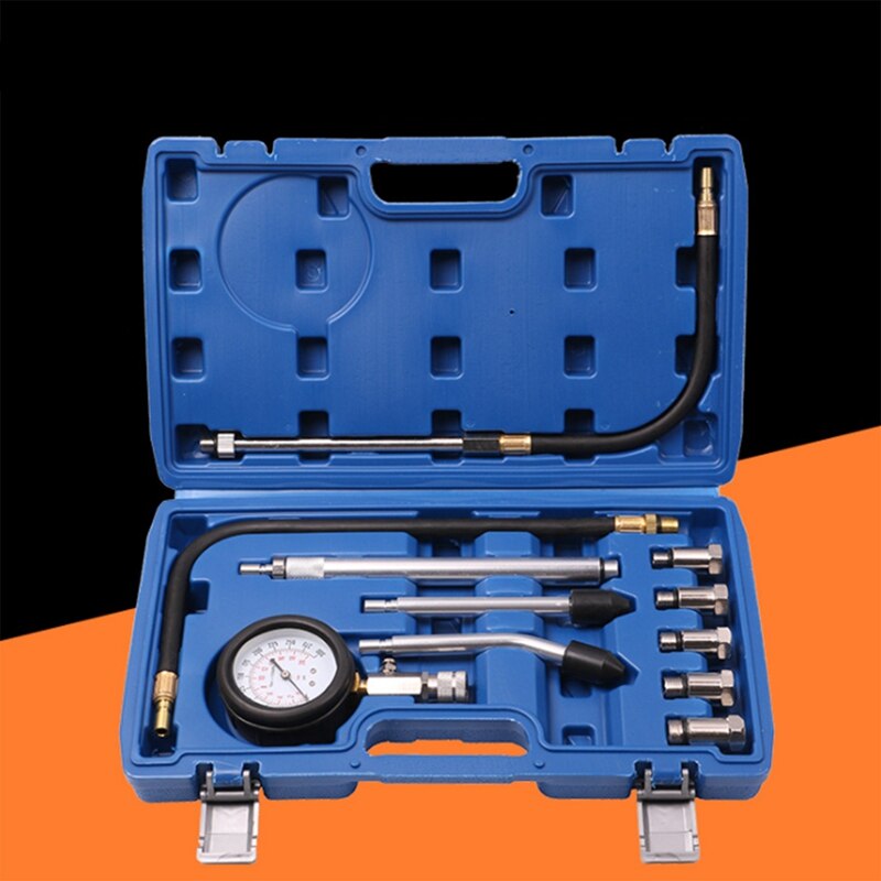 Kraftstoff Druck Tester Messgerät Bausatz Gasolines Gas Injektion Manometer Werkzeug einstellen Mit Inline Montage Schrader Adapter Für Auto
