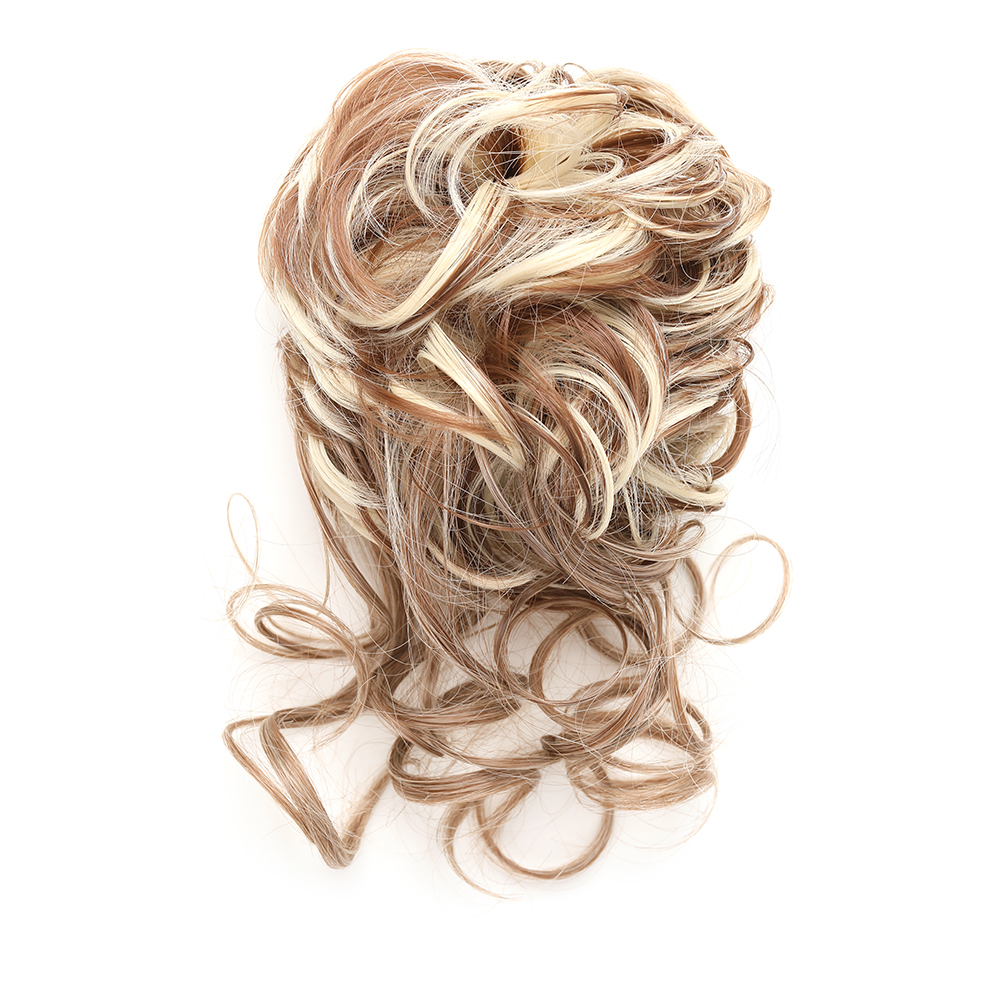 Chignon chignon désordonné synthétique, pince à griffes, chignon bouclé, chignon ondulé, longue barbe, queue de cheval ébouriffée, chouchou pour 03/Wear: P1b / 613