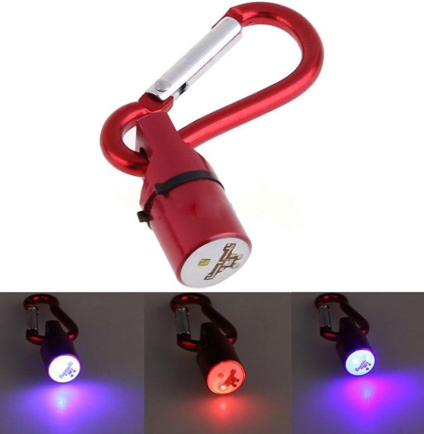 Safe Aluminum Dog Cat Pet Safety Flashing Flash LED Light Collar Tag Waterproof