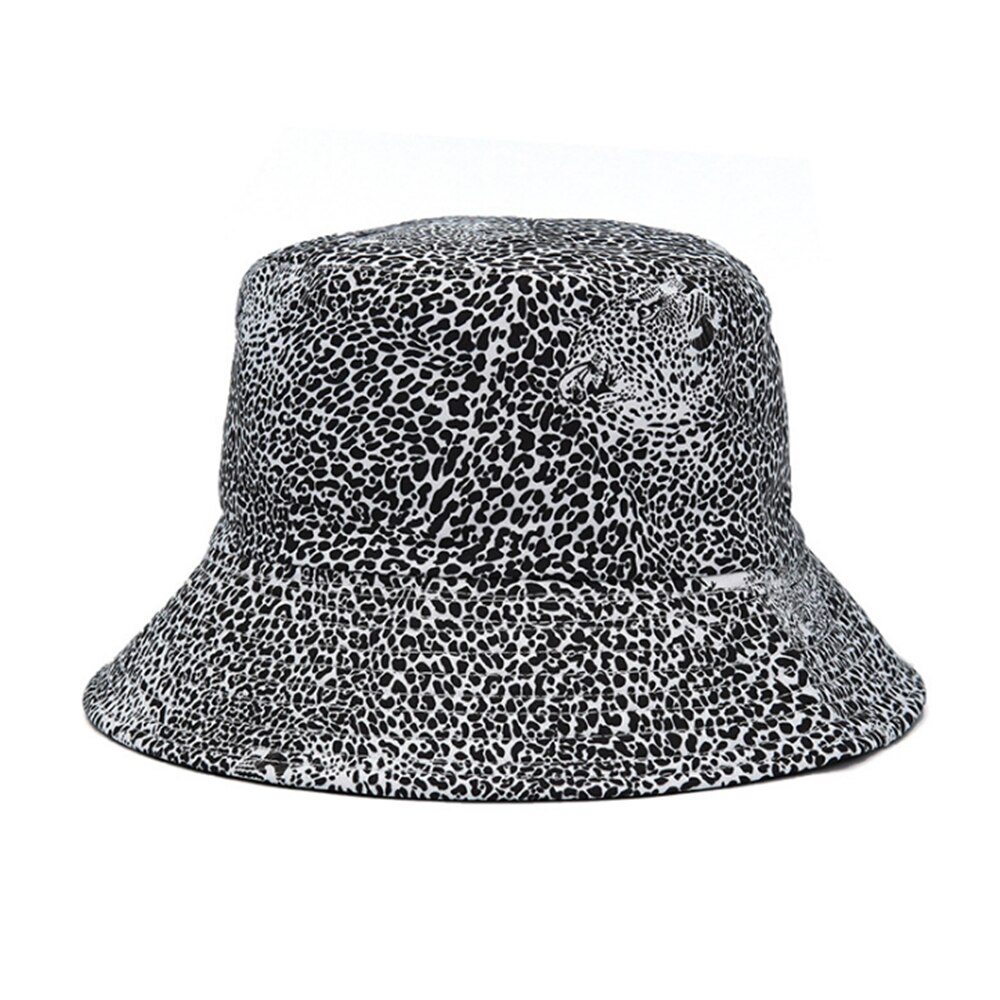 Stijl Buckethat Tij Mannen En Womenstreet Visser Hoed Dubbelzijdig Digitale Luipaard Patroon Lente En Zomer Zonnehoed