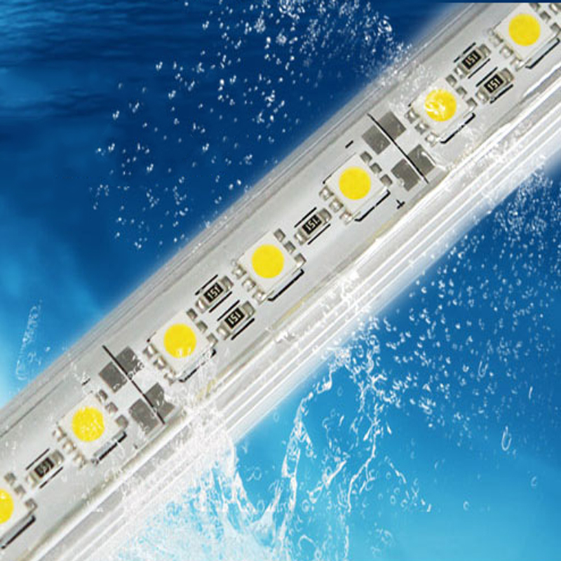 Barre lumineuse LED étanche IP68 DC 12V 50cm SMD 5050 bande lumineuse LED rigide pour piscine cuisine sous armoire