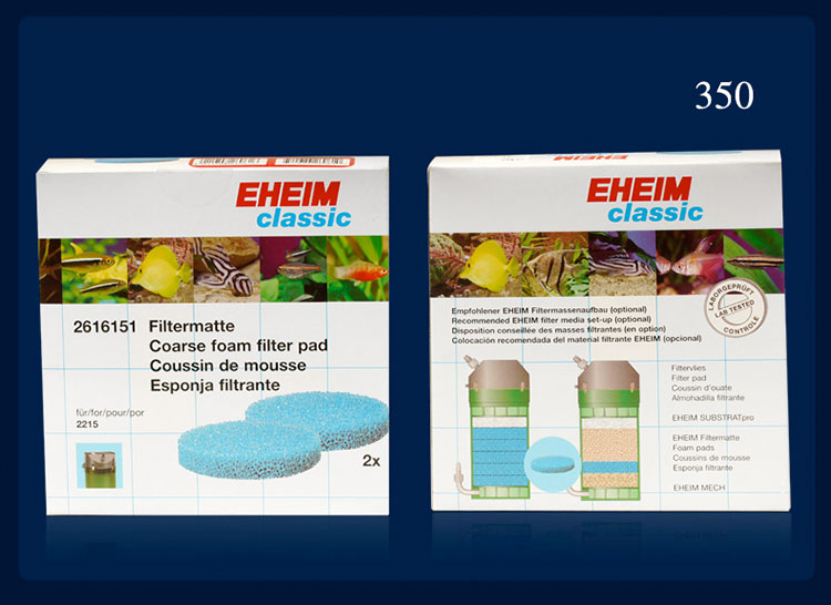 Eheim Klassieke Filter Vat Filter Katoen Wit Katoen Zwart Katoen Biochemische Katoen 250/350/600 Aquarium Accessoires: Paars