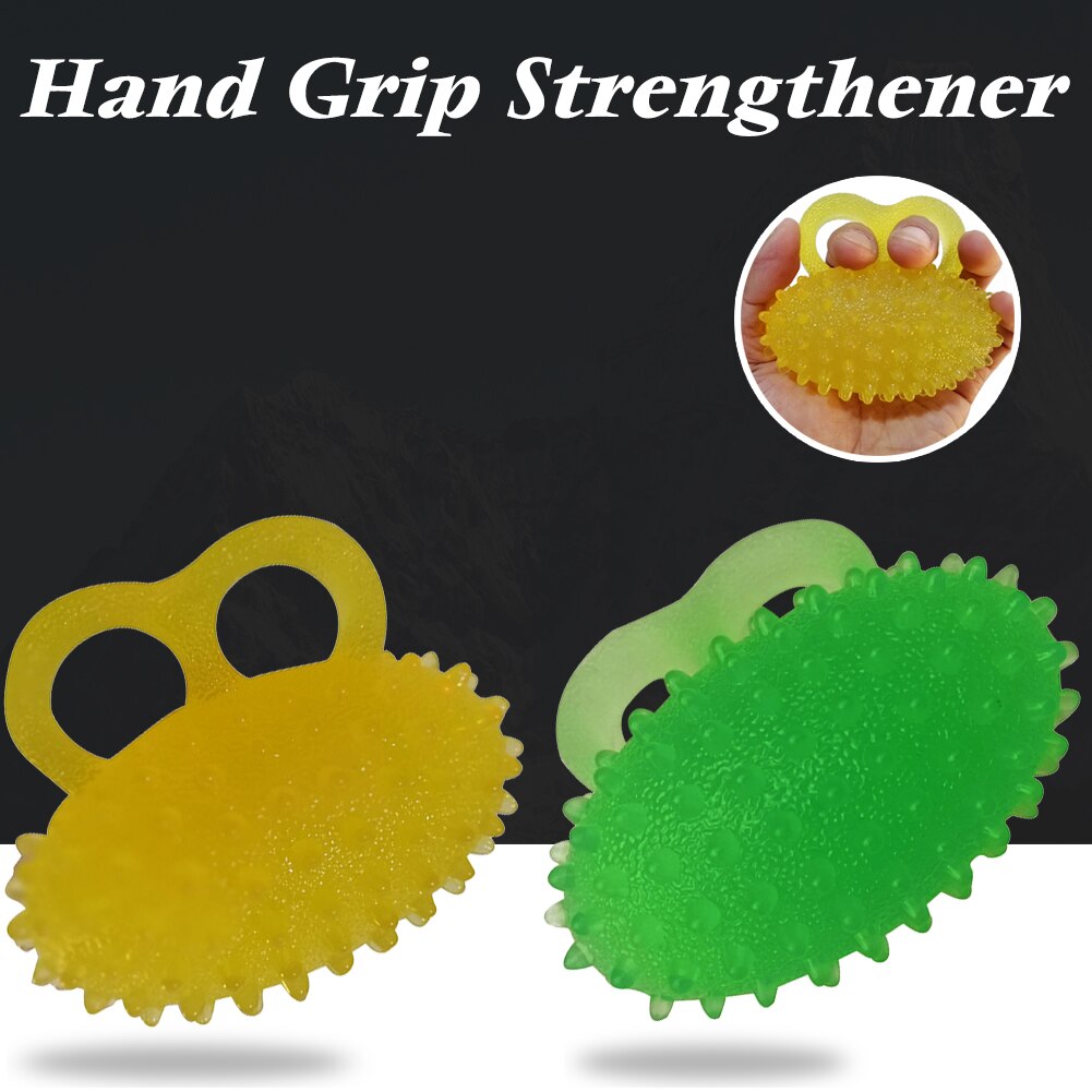 Hand Grip Strengthener Grip Exercise Ball with Massage Points Finger Holes Wrist Strength Training Device for Adults and Kids