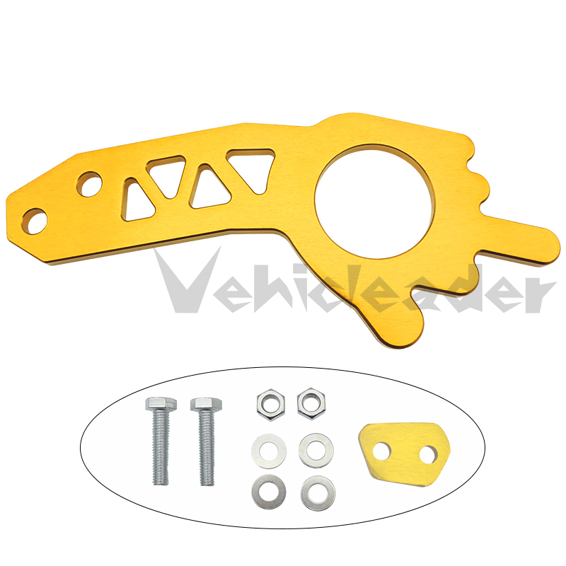 Universele Auto Achter Trekhaak Aluminium Achter Trekhaak Auto Trekband/Tow Touwen/Haak Bumper Trailer haak Trekgereedschap: Army Green