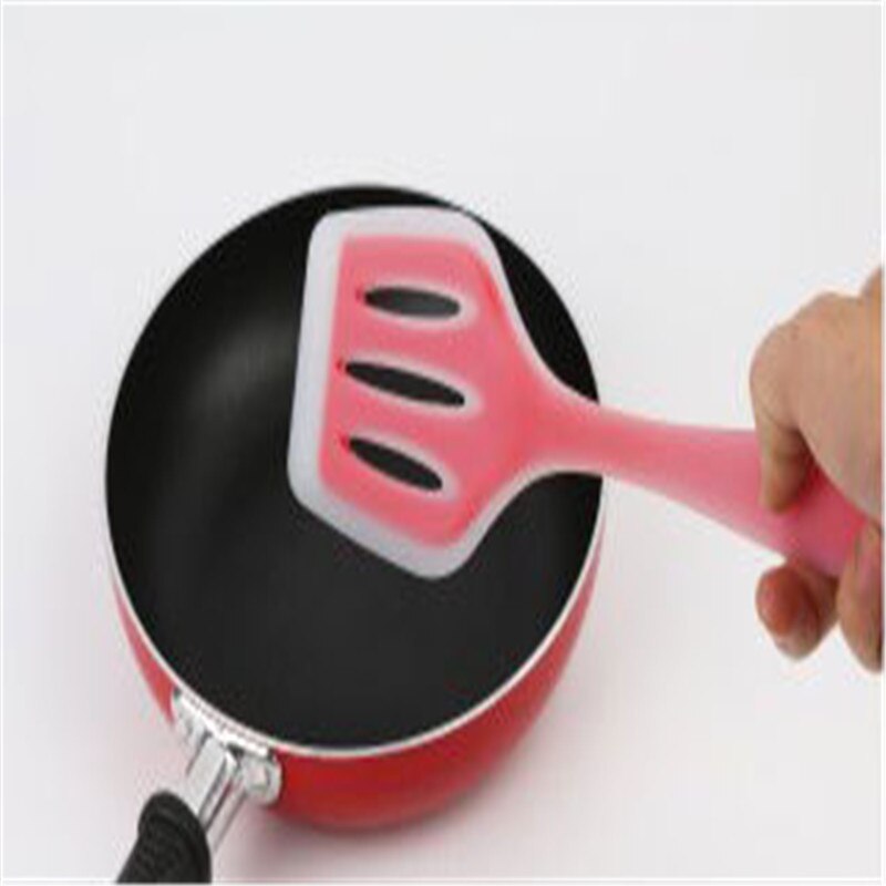 1 st livsmedelsgodkänd silikonspatel kökstillbehör kött bakverk gör-det-själv non-stick pan skiva truner matlagningsverktyg