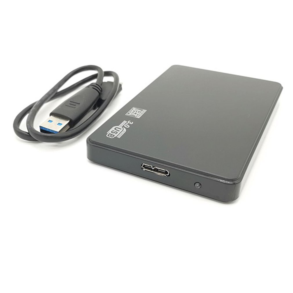 Screw-free plastic notebook mobile hard disk box USB3.0 laptop HDD SSD solid-state mobile hard drive box free tool