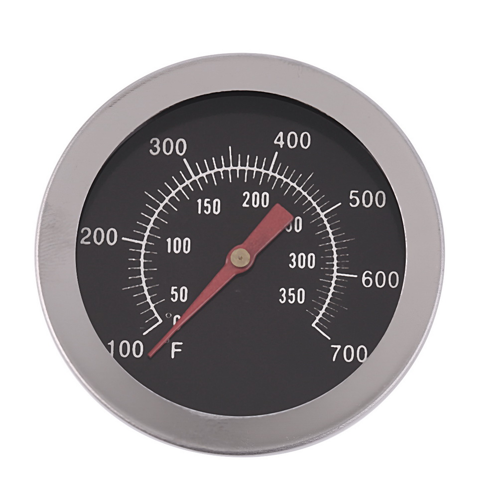 Thermomètre bimétallique de gril de fosse de fumeur de BBQ de thermomètres de four d'acier inoxydable avec la double jauge 500 degrés outils de cuisson