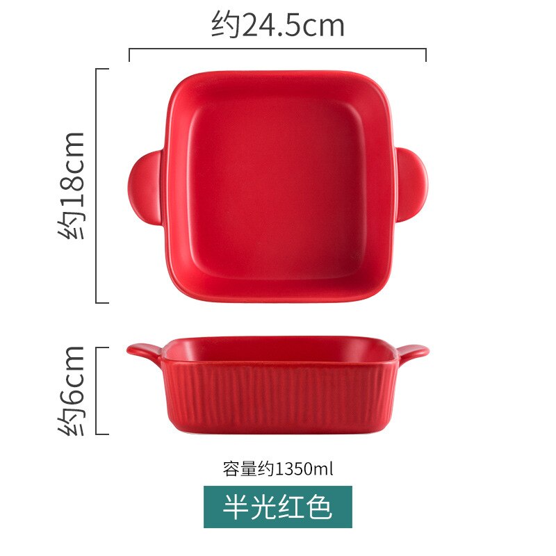 Steengoed Porselein Hand Geschilderde Kleur Glazuur Magnetron Veilig Stapelbaar Soep Noodle Rijst Keramische Verpakking Cup Bowls: Red