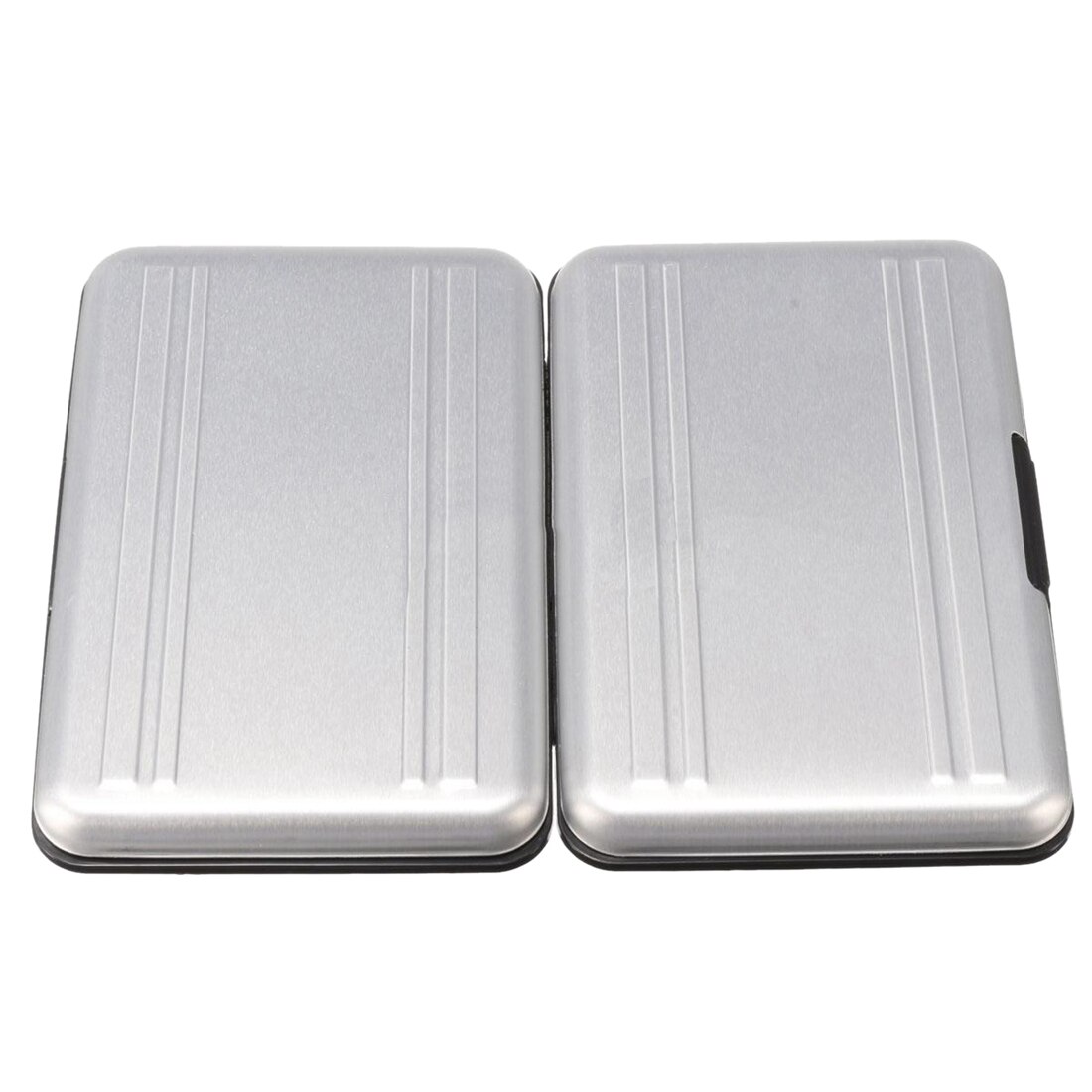 Aluminum 8 in 1 Micro-SD SDHC Memory Card Storage Carrying Case Protector Silver