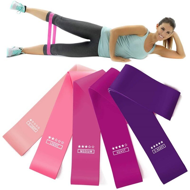 Bandas elásticas para Fitness, bandas de resistencia para ejercicio, gimnasio, entrenamiento de fuerza, Fitness, Pilates, deporte, Crossfit, equipo de entrenamiento