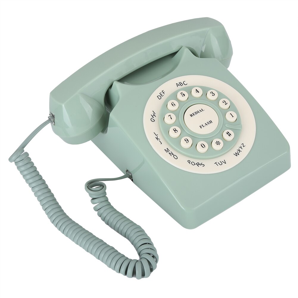 Retro Vintage Telefoon Thuis Vaste Telefoon Desktop Snoer Vaste Telefoon Europese Stijl Oude Telefoon Voor Home Office Hotel Gebruik