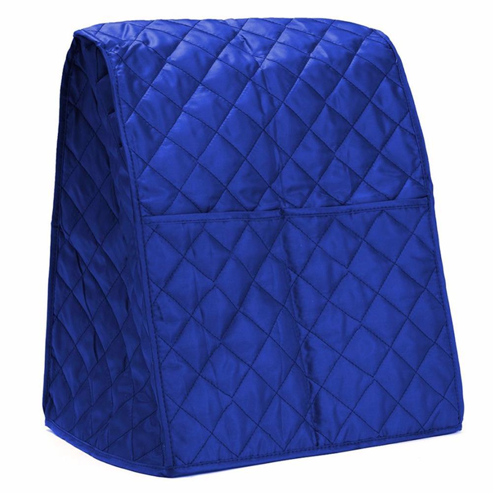 Dustproof Waterproof Cloth Quilted Blender Cover Organizer Bag for Kitchen Mixer: blue