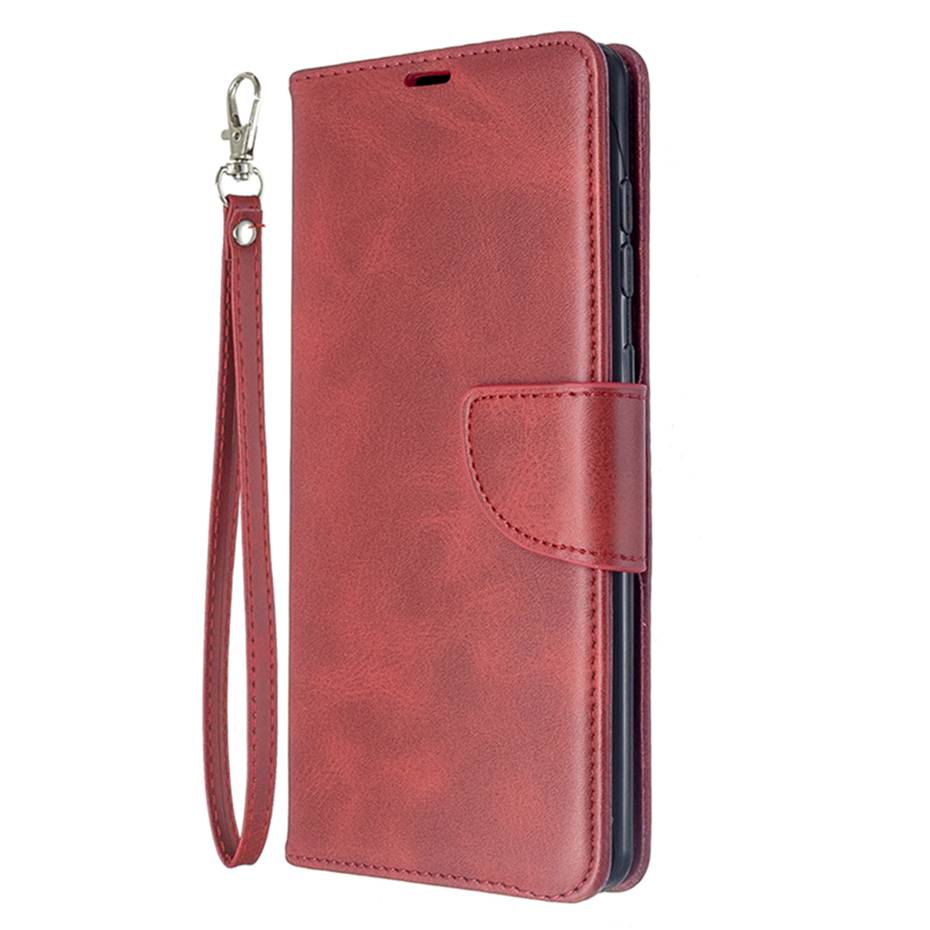 Funda de teléfono SM-A315 A31 A315F para Samsung Galaxy A31 SM-A315, BILLETERA, Funda de cuero para Samsung A31: Red