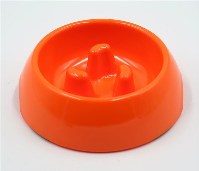 Tazón de perro con impresión lenta, tazón para gatos y cachorros, alimentador de almacenamiento de alimentos con agua, Combo de resina de PP no tóxica de acero inoxidable, cuenca de arroz en 6 colores: 4904960