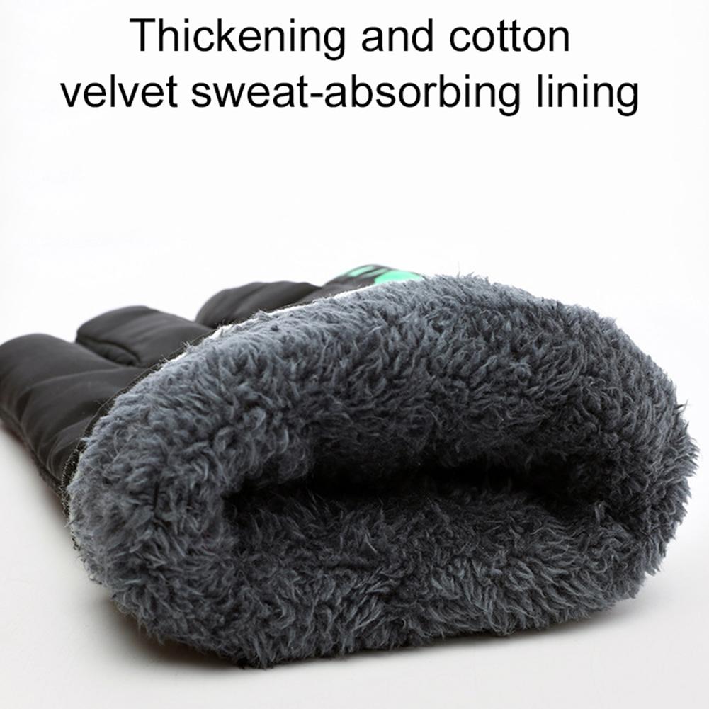 Luvas térmicas para homens inverno ao ar livre equipamento de equitação da motocicleta à prova de vento espessamento luvas de esqui