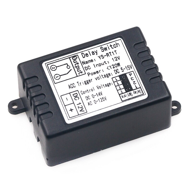 Power-on forsinkelse relæ switch modul trigger delay  dc 12v 60s programmerbar forsinkelse controller: Rt1t