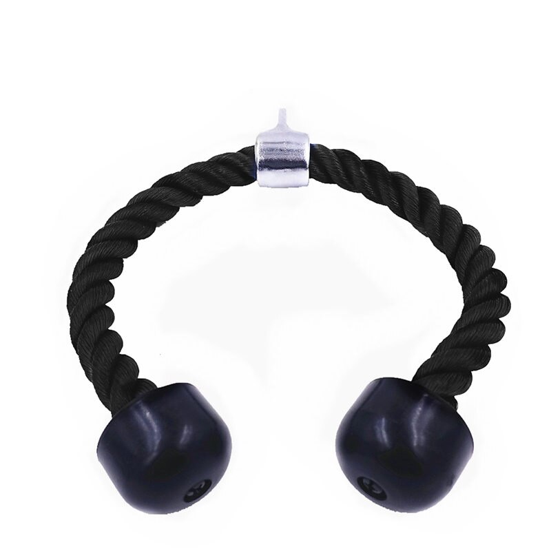 Corda para exercícios bíceps, treinamento a casa ou academia antiderrapante: Type-B Black