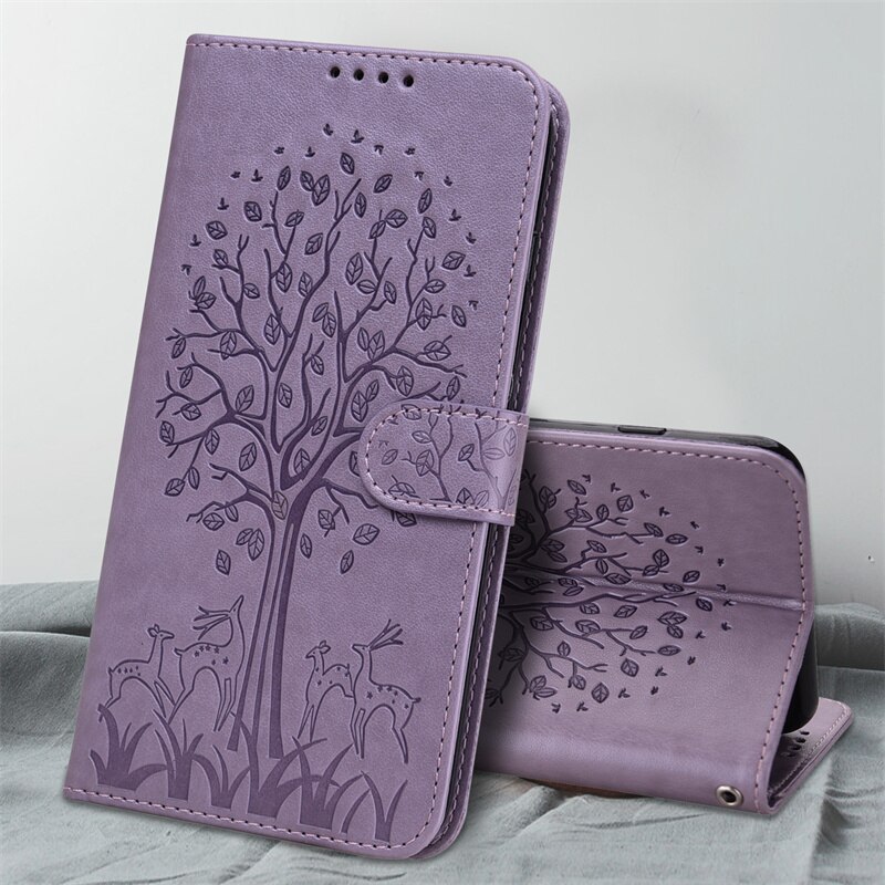A23 A 23 5G SM-A235M custodia Stand libro portafoglio Coque per Samsung Galaxy a23 a33 a53 custodie in rilievo cervo albero fondina Flip Shell Bag