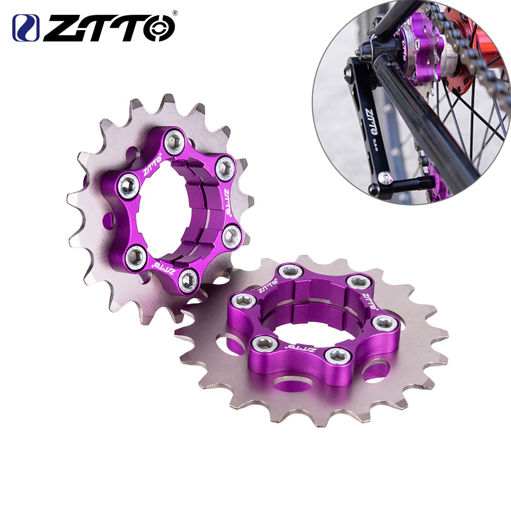 ZTTO MTB Single Speed Bicycle 1Speed BMX Sprocket Gear 16T 17T 18T 19T 20T 21T 22T 23T K7 CNC Bike Freewheel