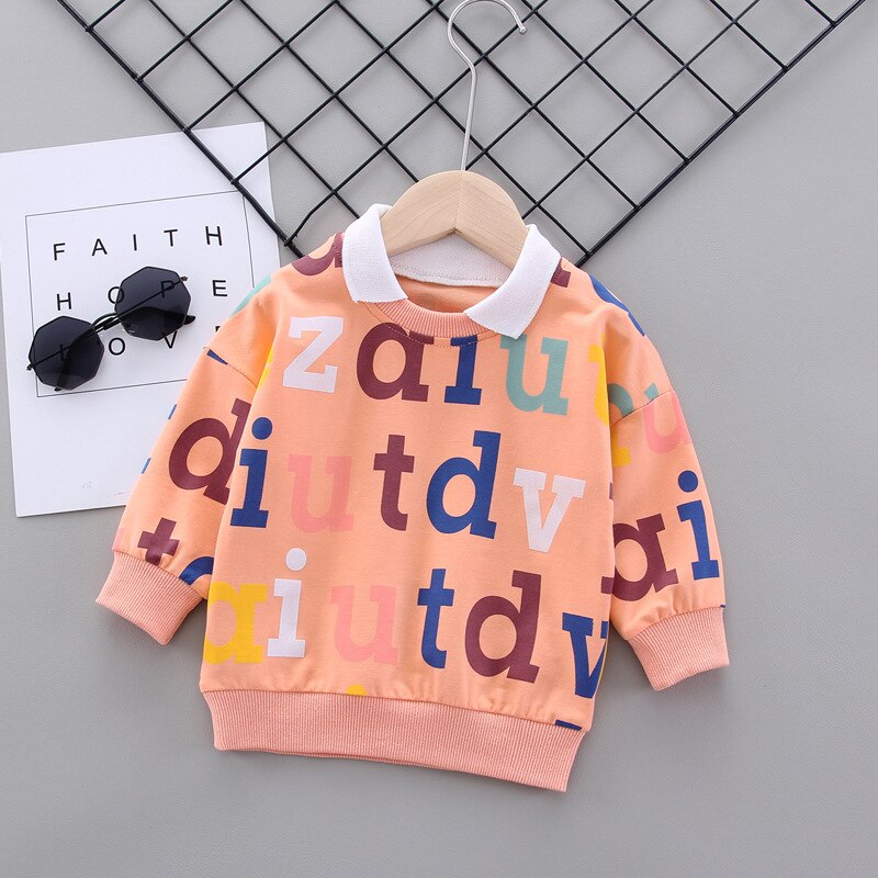 Baby boys sweater spring autumn toddler cotton tops clothing for bebe girls infant outerwear outfits fit 0 1 2Y: pink / 9M