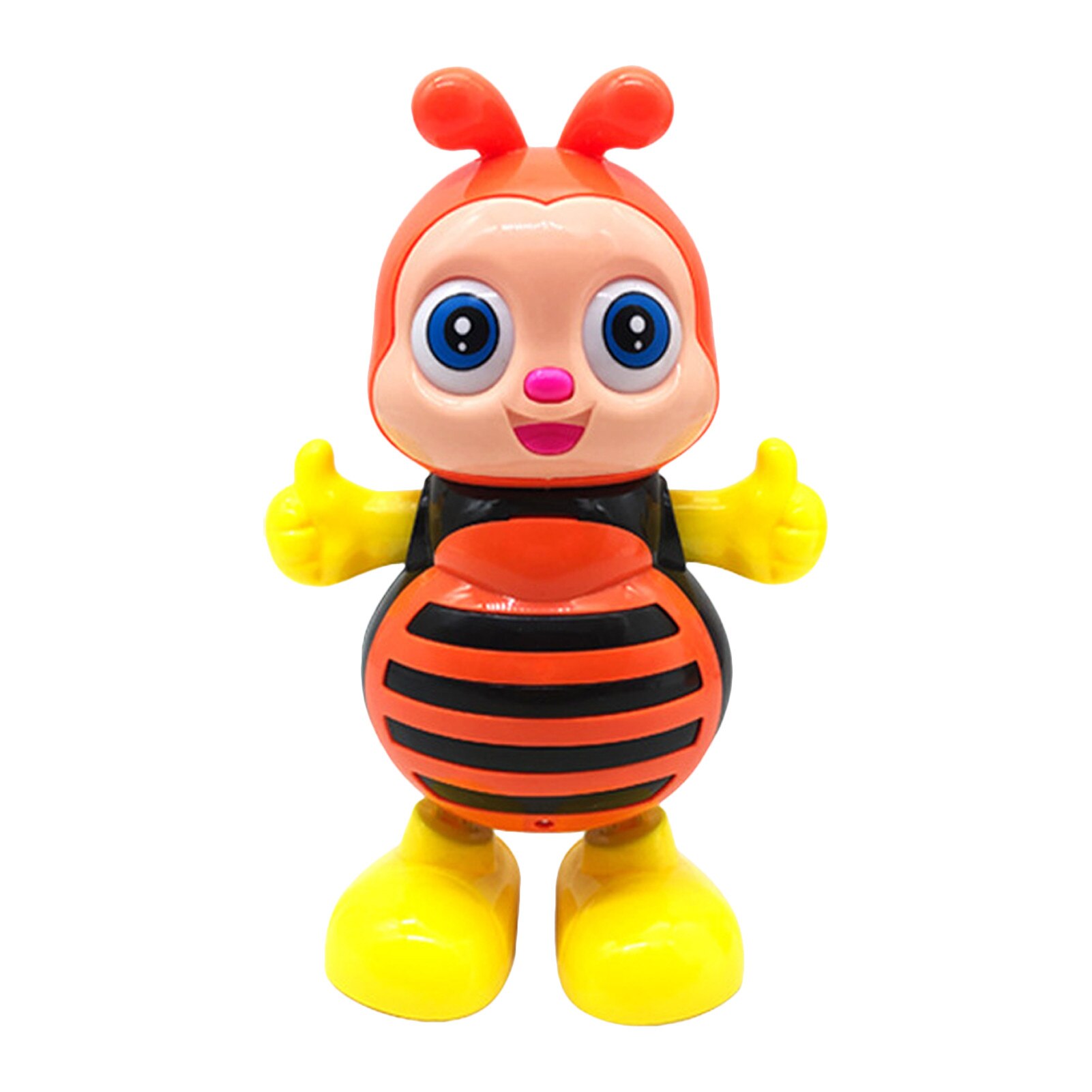 Poupée en plastique de dessin animé d'abeille pour enfants, jouet de danse électrique adapté aux enfants de plus de 3 ans