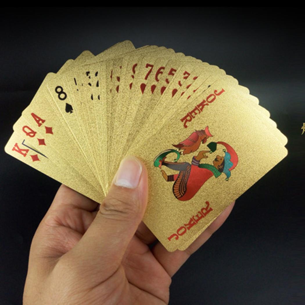 Playing Cards Gold foil Durable Poker Cards Deck of Cards
