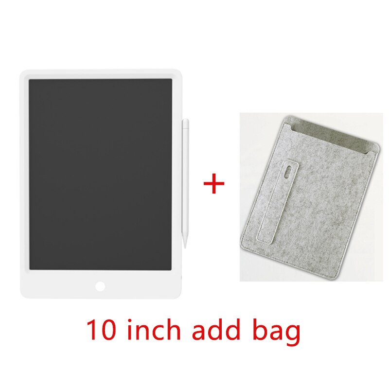 Xiaomi Mijia 13.5 Inch LCD Writing Tablet Erase Drawing Tablet Digital Electronic LCD Handwriting Pad Kids Writing Board: 10inch add bag