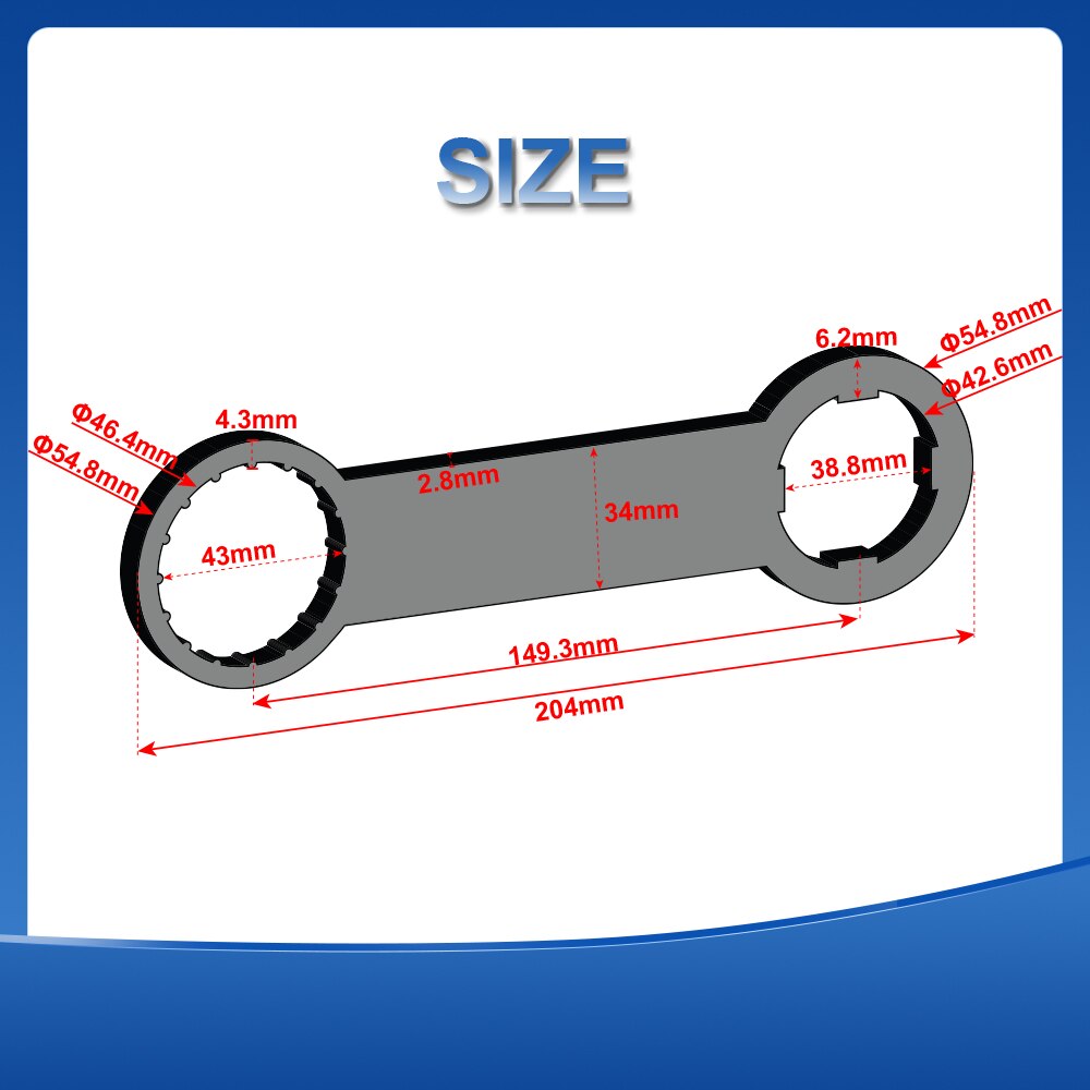 BAFANG Tool Mid drive motor installation wrench for Bafang BBS BBSHD BBS01 BBS02 mid-motor
