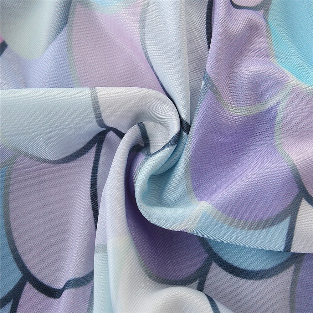 Beach Girls one-piece Swimsuit Summer Swimming Wear For Girl Swimming Pool Clothing Mermaid Cosplay Girls Princess Clothes D35