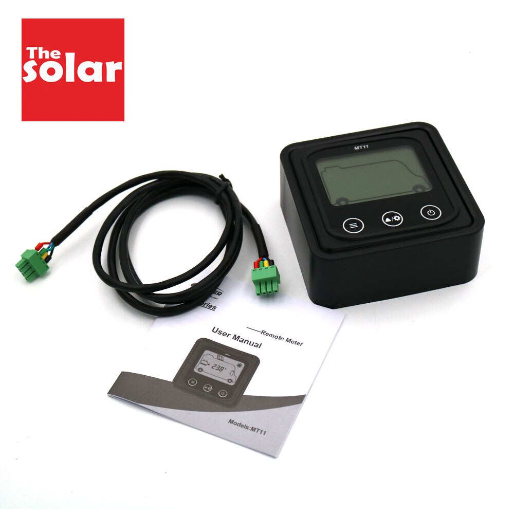 MT11 Remote Meter For EPever MPPT Solar Charge Dual Battery Controller Duo Racer MT-11 Monitoring Running data With LCD Display