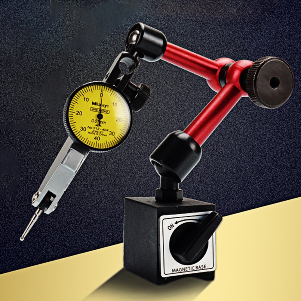 Mini Metall Base wählen Prüfung Indikator einstellen Halter Korrektur Messgerät Tabelle Messung Werkzeug flexibel magnetisch Universal- Stand Hebel