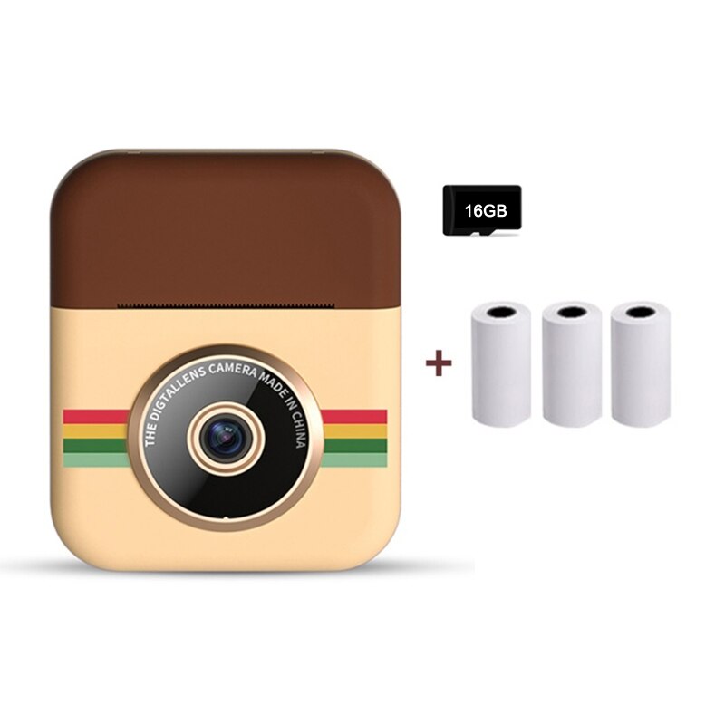 E65A Instant Print Camera Mini Digitale Camera Dual Lens Video Recorder Voor Jongen Meisje: B