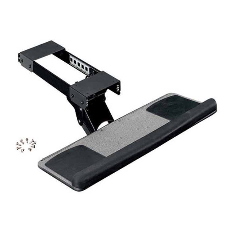 Ergonomic Sliding Tilting XL Size Wrist Rest Keyboard Holder with Two Mouse Pads for Computer Desk Keyboard Tray Stand