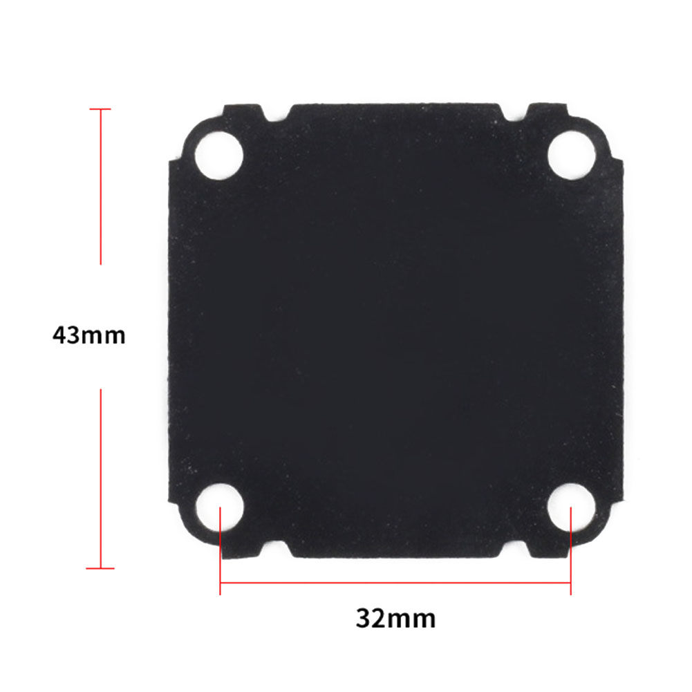 Luchtcompressor Cilinderkop Rubberen pakkingen Ringen Schakelaar Lederen pad voor luchtcompressoraccessoires: Black