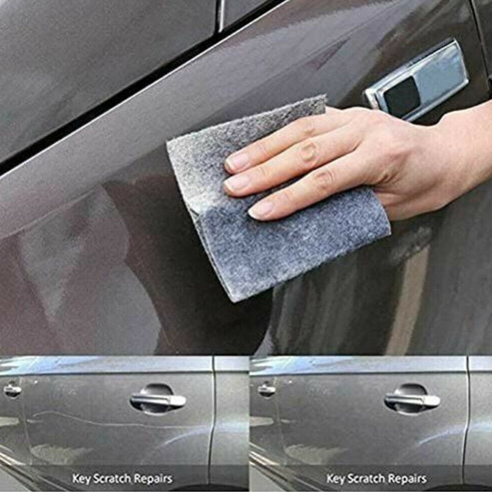 Auto nano bil ridse reparationsklud 4 stk nano gnistre bil ridsefjerner klud ridse -viskelæder overflade reparation biltilbehør