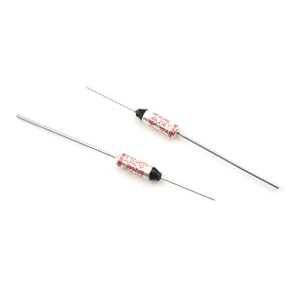 SF214E SEFUSE Cutoffs for NEC Thermal Fuse 216 C 216 Degree 10A 250V Celsius Circuit Cut Off Thermal Fuse Thermal Cutoffs 10Pcs