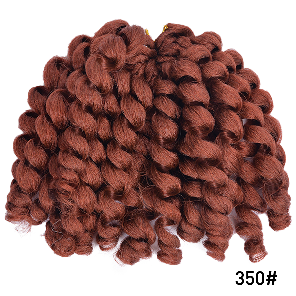 Extensión de cabello sintético degradado para mujeres negras, rizo de varita Jumpy, trenzas de ganchillo, cabello rizado de rebote jamaiquino: T1B/613 / 8 pulgadas