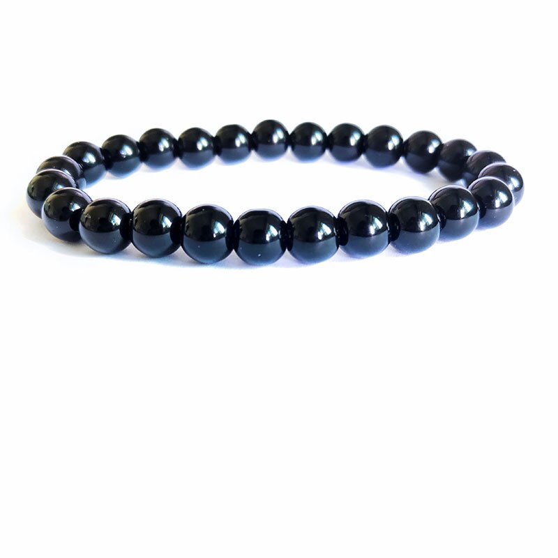 8mm Natürliche Stein Armbinde setzt Männer Frauen Rhodonite Rose Quartzs Schwarz Onyx Perlen Stapelbar Handgelenk Mala Charme Armbänder